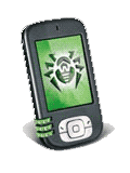 Изображение мобильного устройства с логотипом Доктор Веб